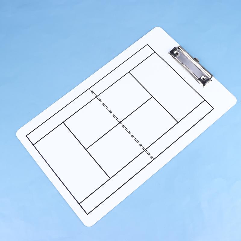 

35X22Cm Tennis Coaching Boards Strategy Clipboard Professional Display Board Game Game Plan Demonstration Tactic Board 1