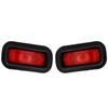 Rear Bumper Fog Light Rear Brake Lamp Red White Orange Fog Light For Universal Fits On Any Car With modifications For Car