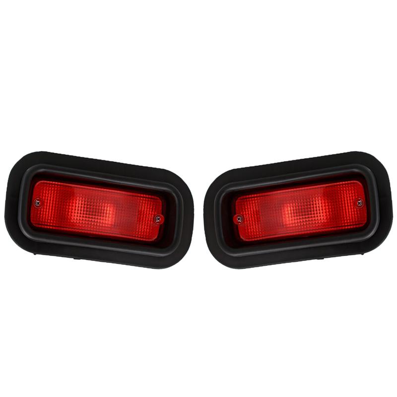 Rear Bumper Fog Light Rear Brake Lamp Red White Orange Fog Light For Universal Fits On Any Car With modifications For Car