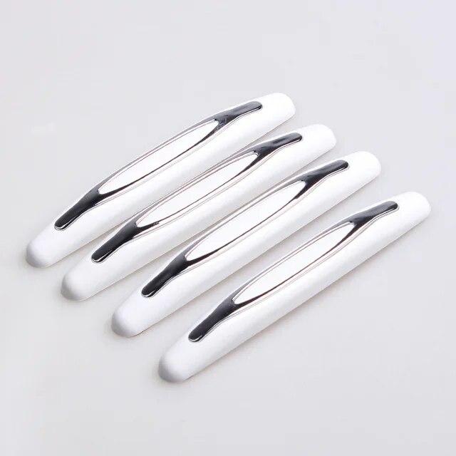 4Pcs Car Door Protector Guard Strip Scratch Protector Car Rubber Bumper Stickers Auto Door Edge Protection Car Decoration