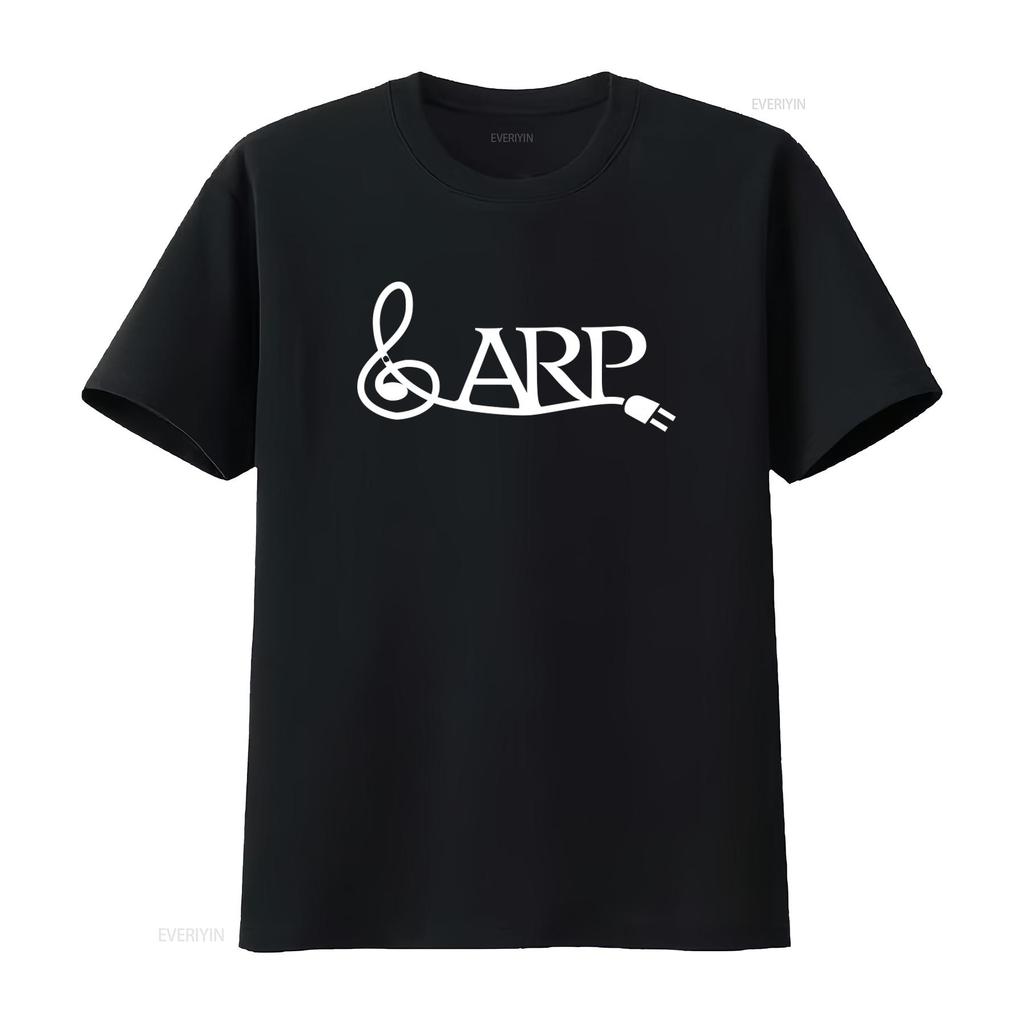 ARP Instruments T Shirt 100 Cotton Retro Analog Synthesiser Design Music Tech vintage Washed Versatile Stretched fashion Soft