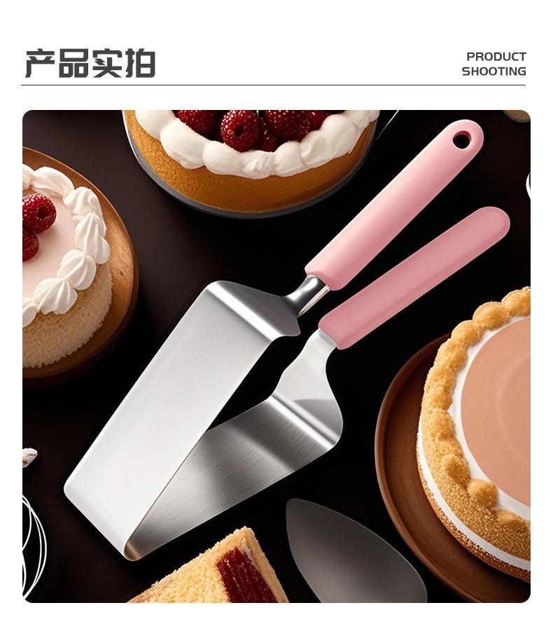 Stainless Steel Triangular Cake Cutter, Splitter, Cake Spatula, Baking Tool, Portable Household