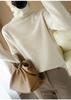 2024 Autumn/Winter Women's High Neck Pure Wool Sweater: Slimming, Warm, Versatile, and Stylish Pullover