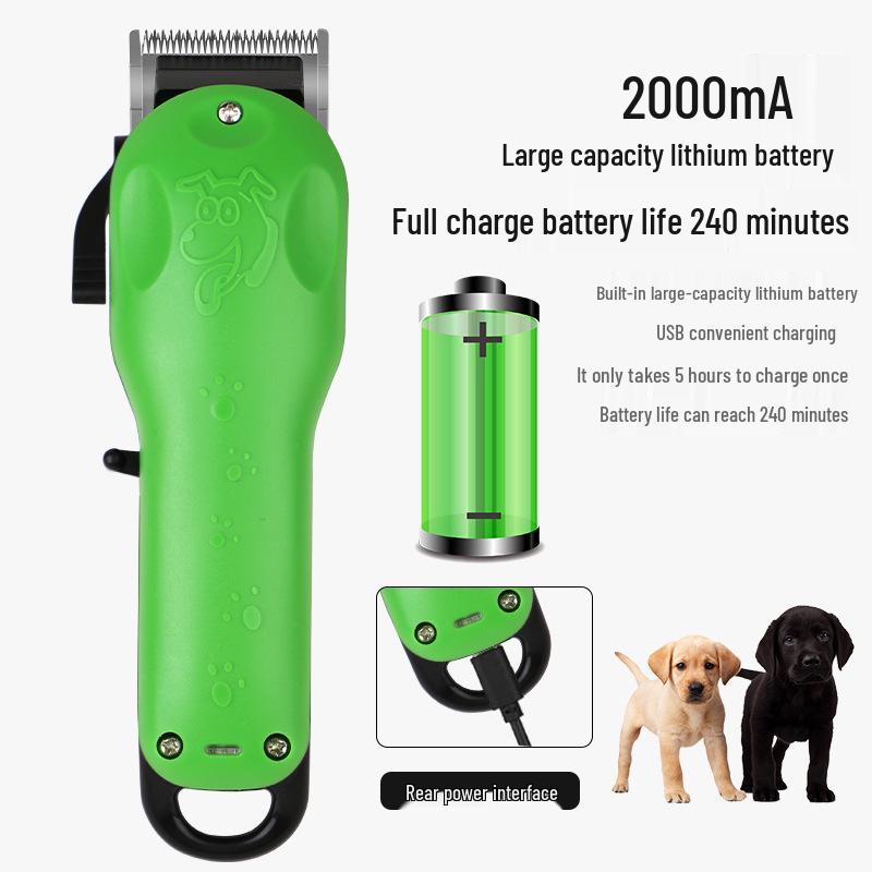Electric Dog Hair Trimmer & Grooming Scissors Set