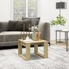 Side Table, Sonoma Oak, 50X50X35 Cm, Wood-Based Material