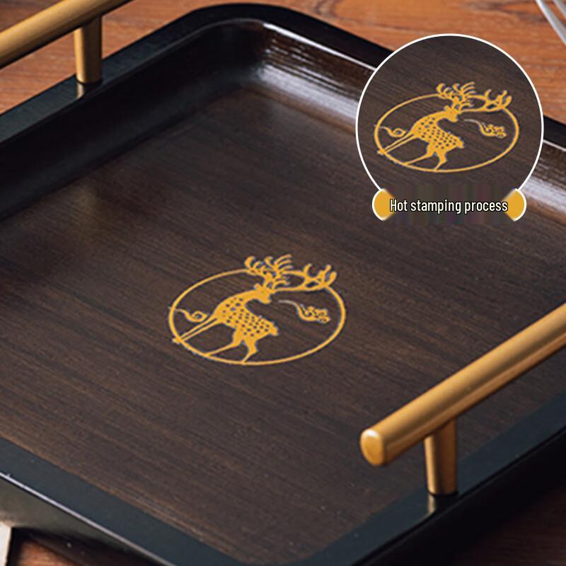 Retro Japanese Style Rice Husk Serving Tray