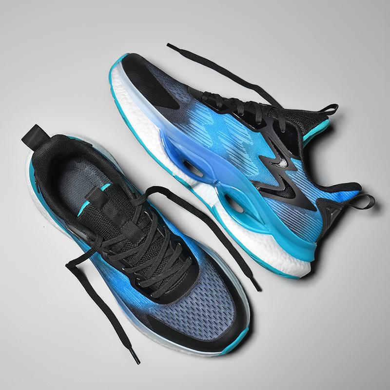 Shock-Absorbing Running Shoes for Men, Young Students, Summer Mesh Breathable Versatile Soft-Soled Sports and Casual Shoes