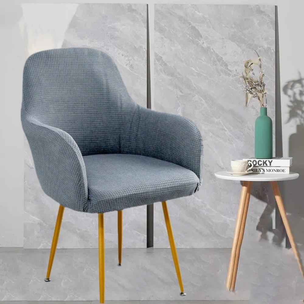 Elastic High Arm Chair Covers Polar Fleece All-in-one Seat Slipcovers Dustproof Adjustable Armchair Covers for Home Wedding