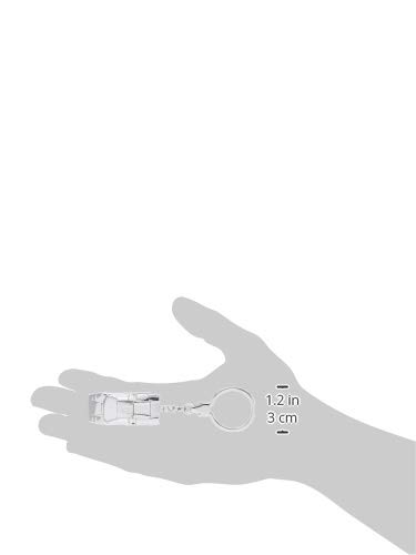 AUTOart 1/87 Scale Lamborghini Countach Keychain (Aluminum) Finished Product