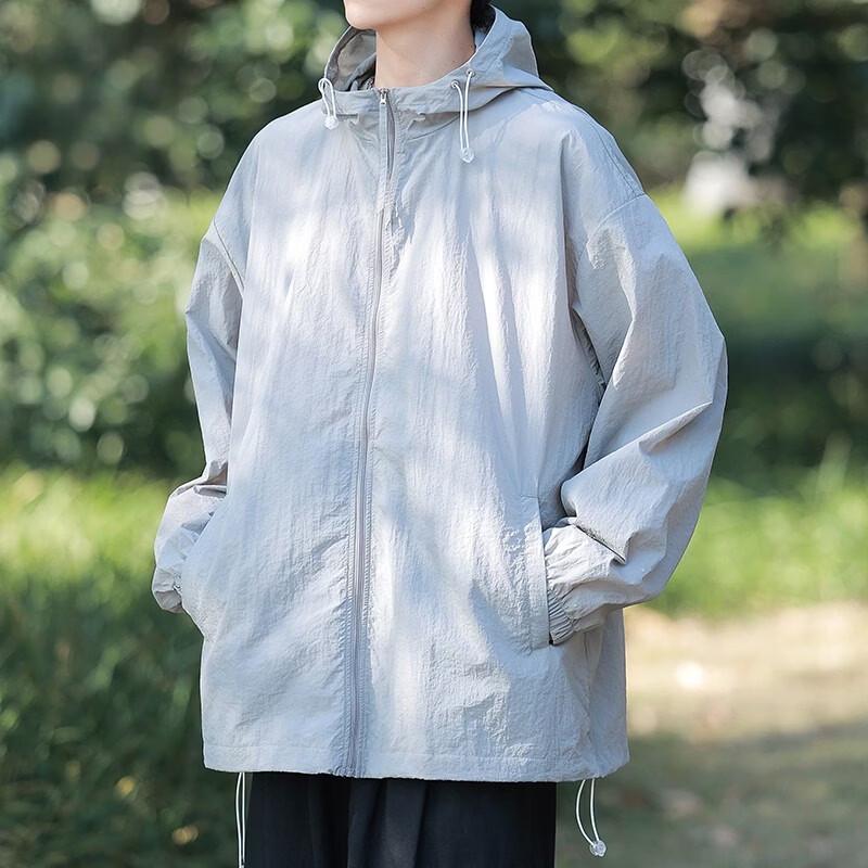 Playboy Men s Hooded Ice Silk Sun Protection Jacket L