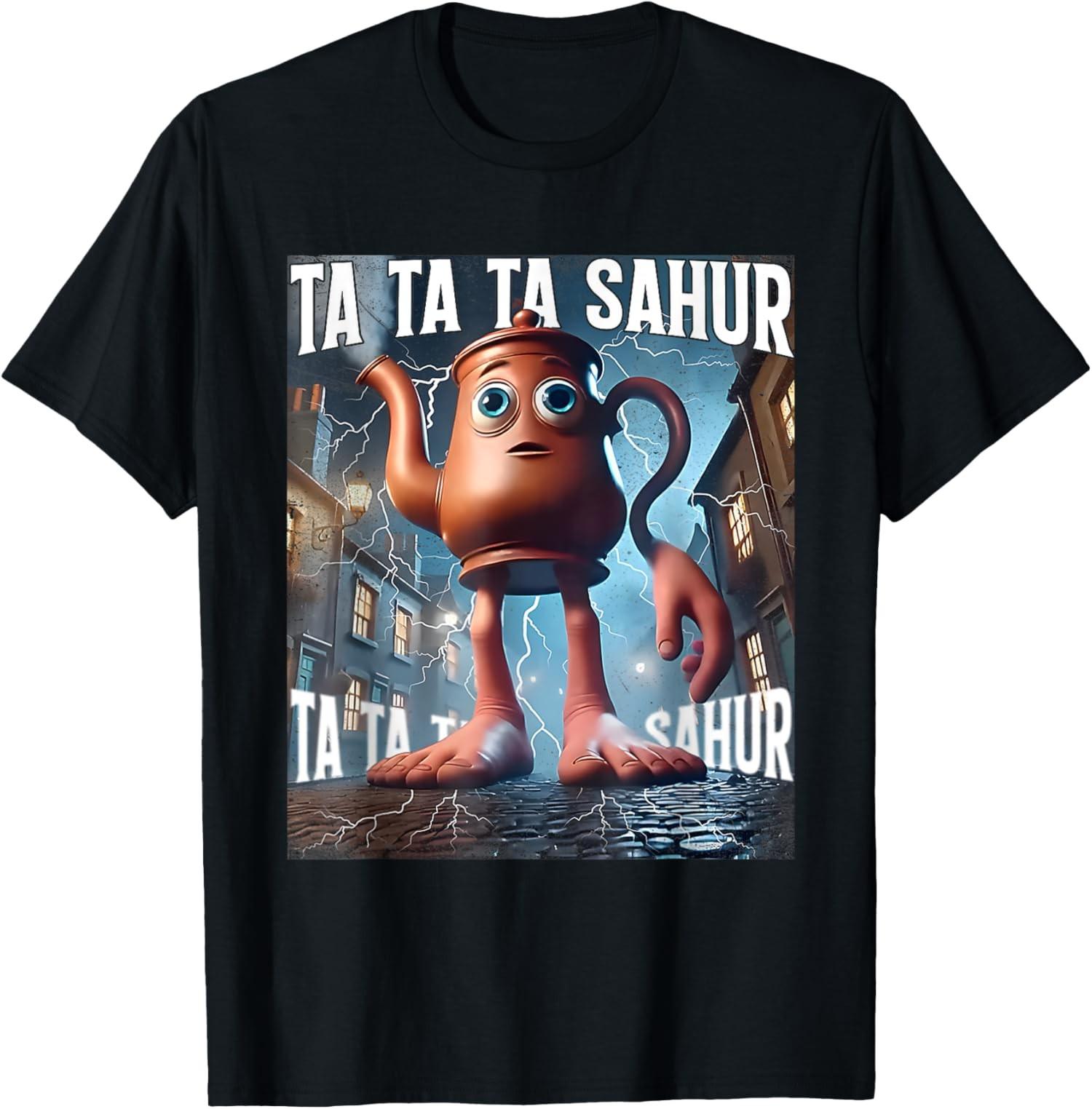 Tung Tung Tung Sahur Meme Brainrot italien T-shirt unisexe S