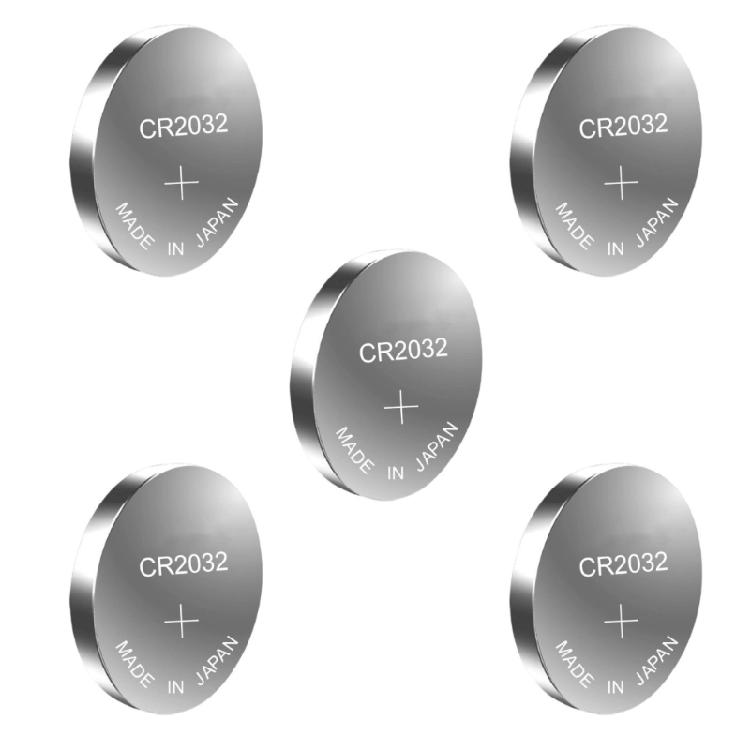 5pcs CR2032 CR1632 Lithium Coin Batteries Ensuring Consistent Performances In Various Devices for Car Key and Watches