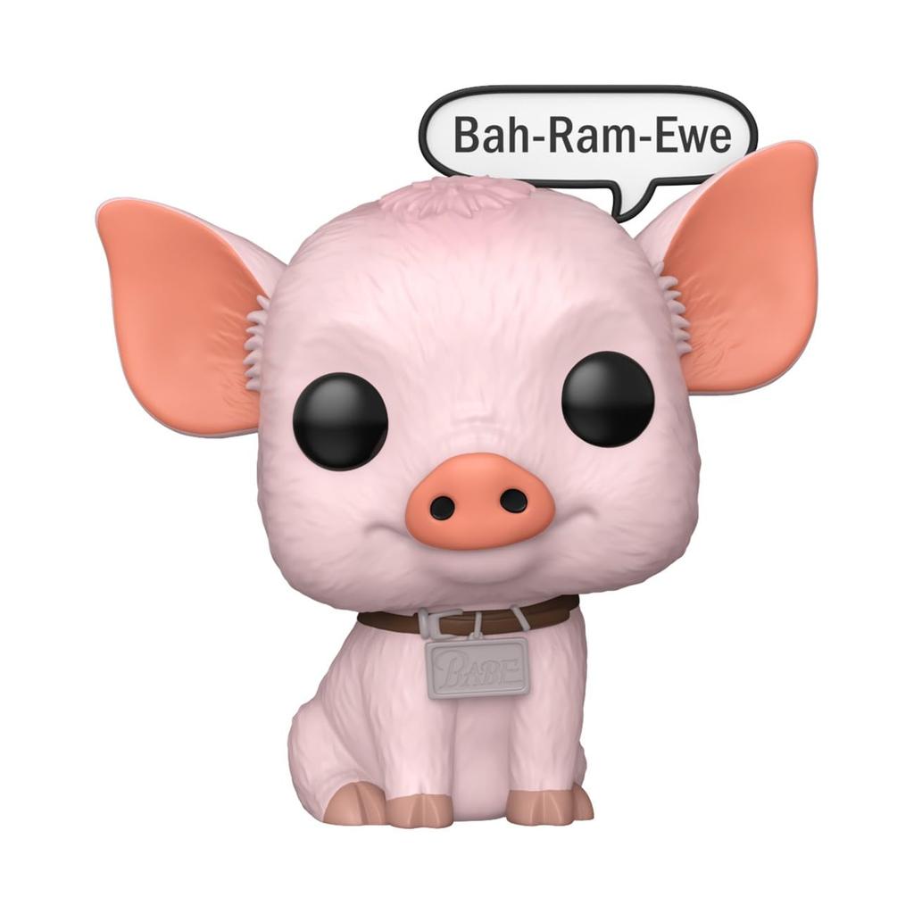 Funko Babe the Pig Collectible Vinyl Figure Gift Idea Official Merchandise Toy for Kids Adults Movie Fans Model Figure for Collectors and Display Pop!
