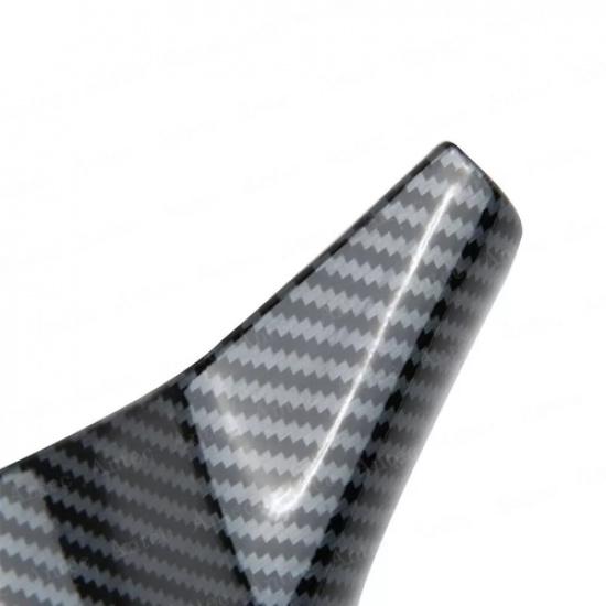 1x Carbon Fiber ABS Interior Steering Wheel Trims Cover For Honda HR-V -2024