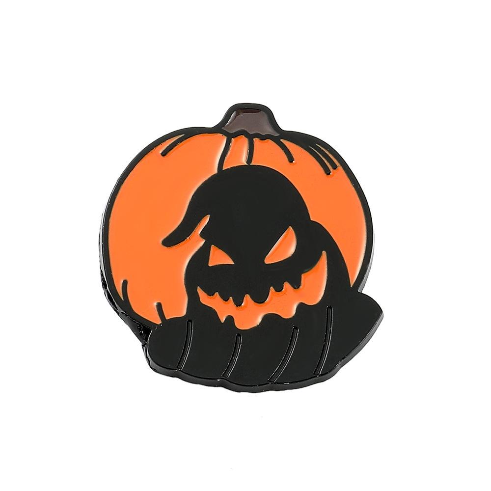 Drop Processed Oil Brooch Stylish Gothic Witch Pin Halloween Theme European And American Style