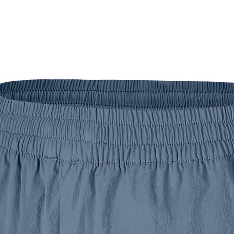 Skechers Comfortable Moisture-Wicking Quick-Dry Sports Casual Shorts Women Shorts Navy-Blue Gray P225W218-027C