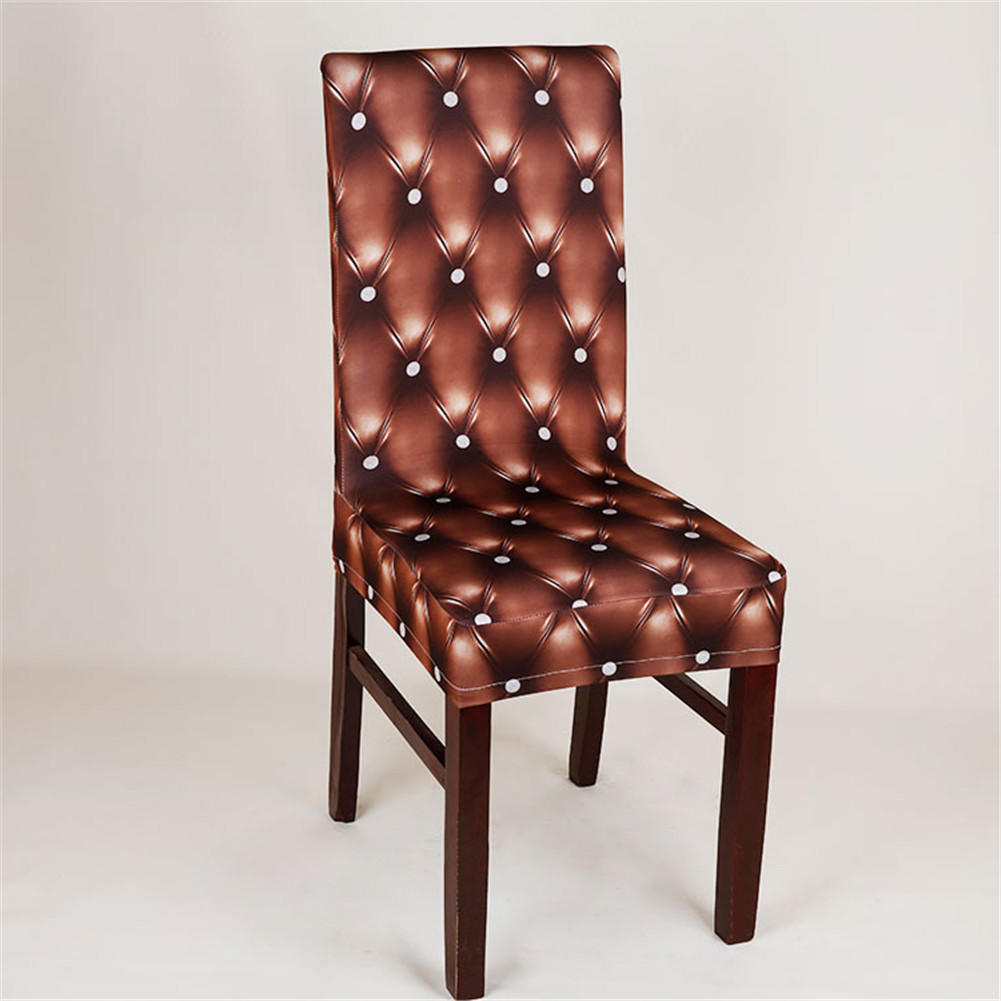 

1 шт., обеденные чехлы из спандекса, съемный универсальный эластичный чехол на стул