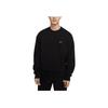Nike Solo Swoosh Fleece Embroidered Logo Long Sleeve Sweatshirt Unisex Tops Black CV0554-010