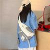 Sac de poitrine élégant et imperméable en nylon, unisexe, pour le voyage et les trajets quotidiens