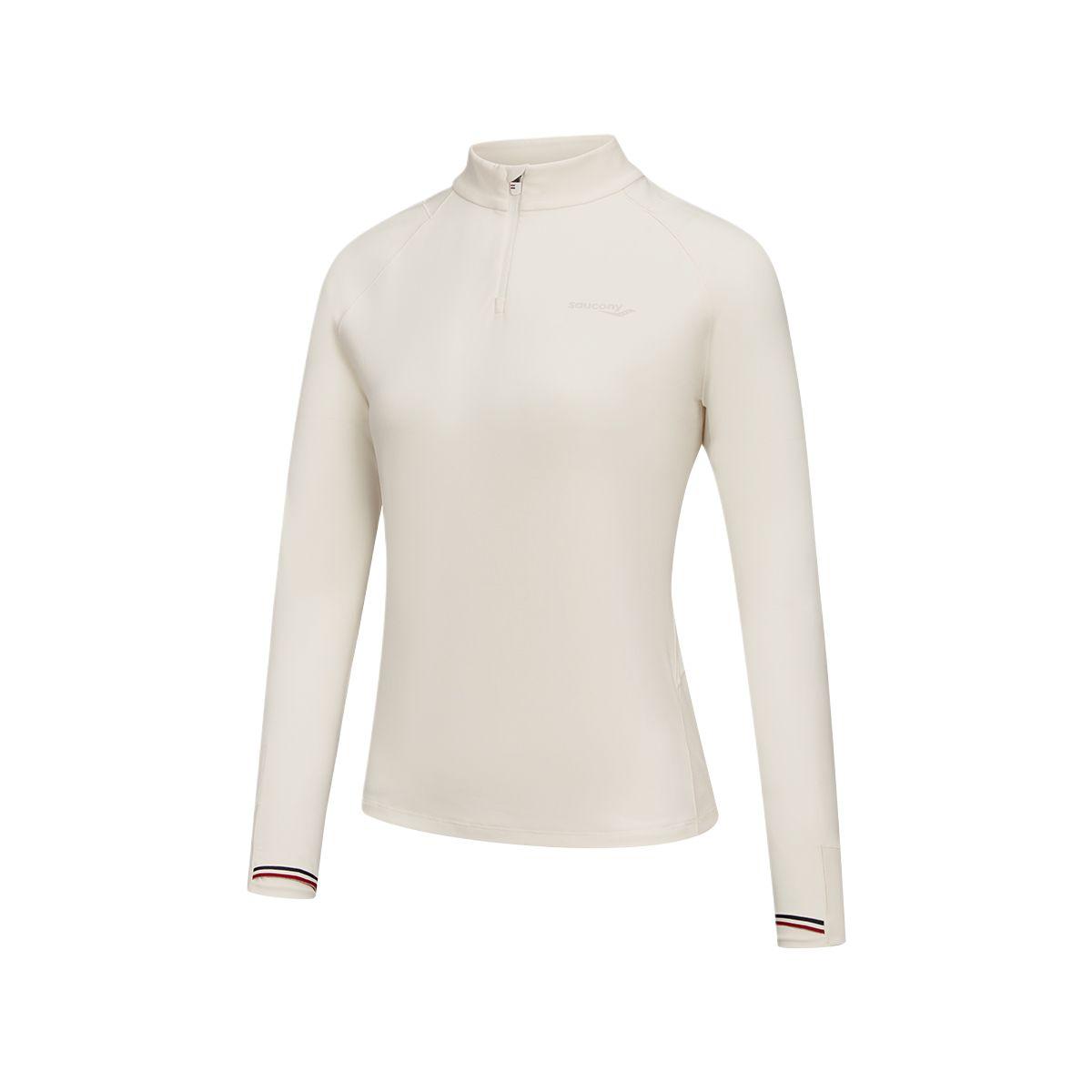 Saucony Knitwear Unisex Ecru Stand Collar Moderate SA1269LT21T-WT038 M