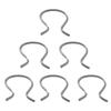 Horseshoe Clips Plastic Right Sliver Zinc Plated 2288