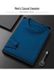 Men's Slim Fit Round Neck Knitted Sweater - Multicolor, Autumn/Winter Collection