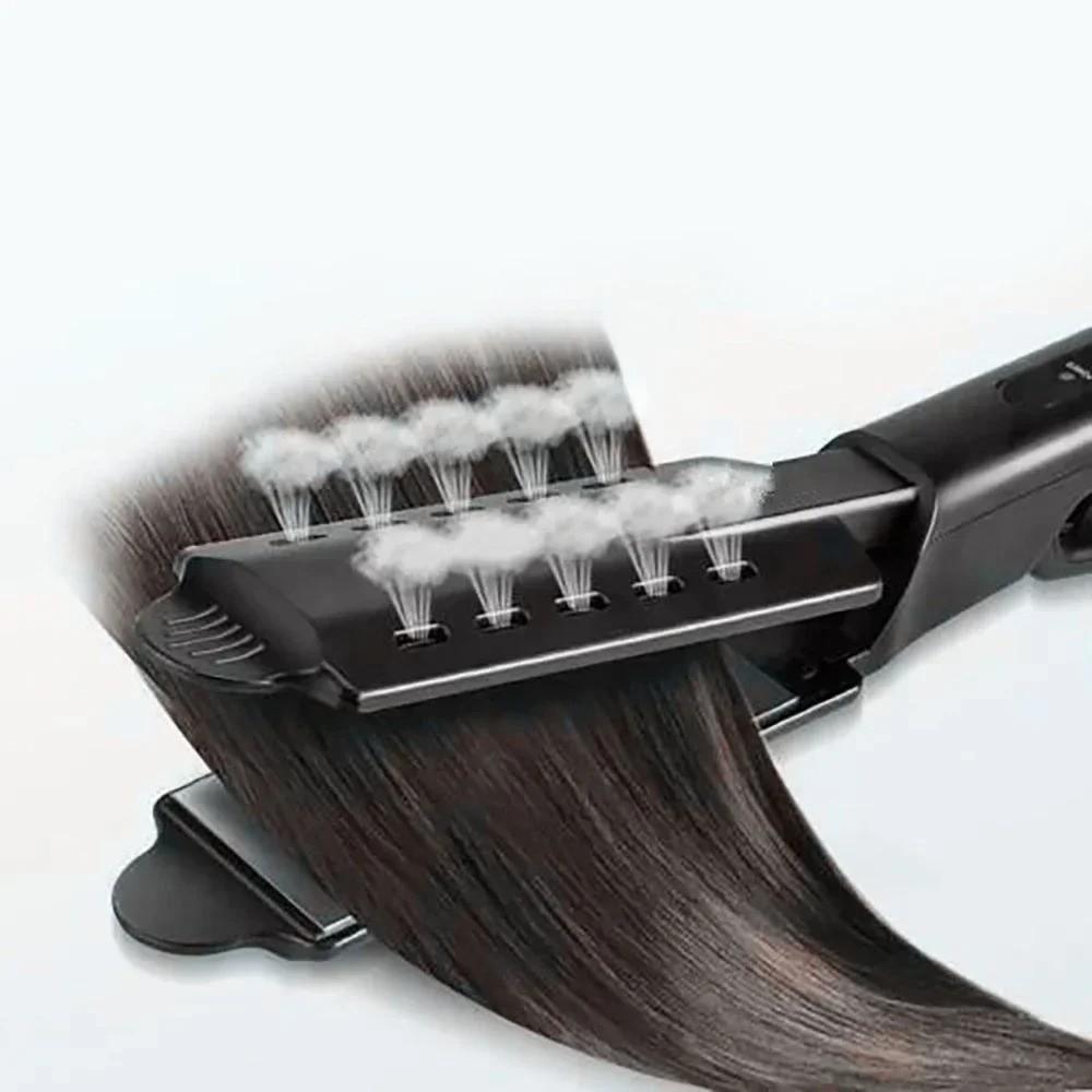 2 in 1 Flat Iron Wide Plate Straightening Iron Hair Styling Tools Professional Straightener  Travel