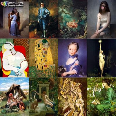 5D DIY World Famous Painting Cross Stitch Rhinestones Diamond Drawing Embroidery Mosaic Home Decor