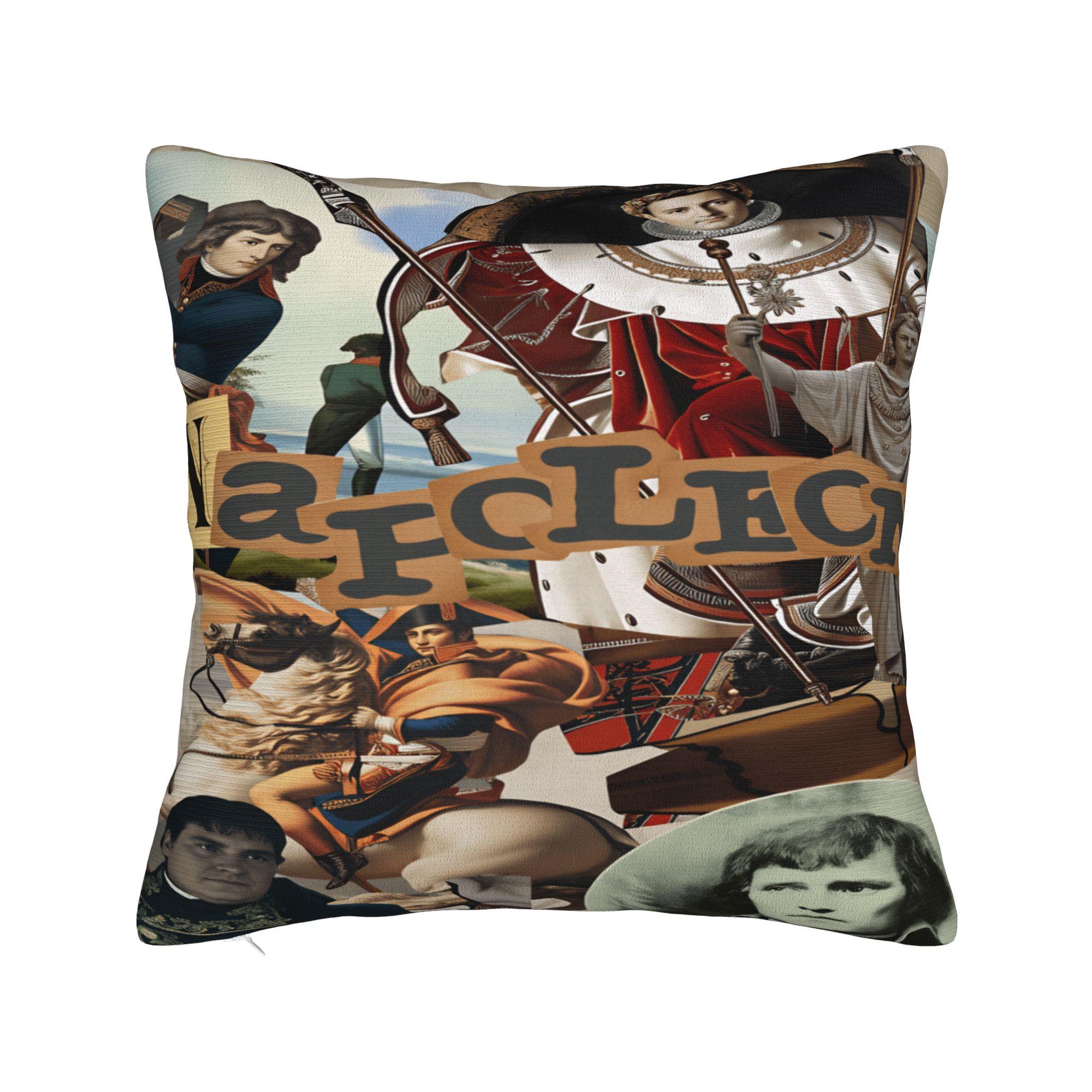 Наволочки Наполеон Бонапарт Современная наволочка для дивана, кушетки, кровати, гостиной Дизайн Наволочка 12x12Inch