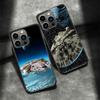 Millennium Falke im Weltraum Handyhülle Für Apple Iphone 16 15 Plus 13 12 Mini 16E 11 14 Pro Max X XS XR 8 7 SE 2020 Hülle Schale C