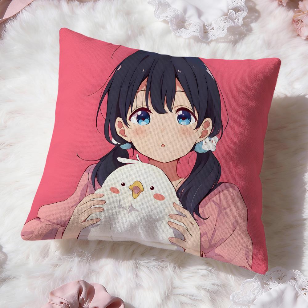 anime cute t-Tamako Market Cushion Cover Premium Comfort Reversible Pillow Cove -Two in One Design for Any Room & Car Interior