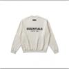 FOG ESSENTIALS Saison 8 Beflocktes Rundhals-Sweatshirt für Herren, lockere Passform