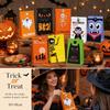 24pcs Pumpkin Bat Patterns Party Favor Bags Flat Design Goodie Paper Bags  Souvenir Gifts