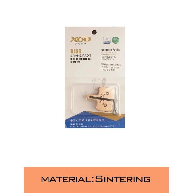 XOD XD-H880 Sintering Brake Pads XD-H800 Hydraulic Oil Brake Pads Original Brake Lining ZQT-ZDP-004