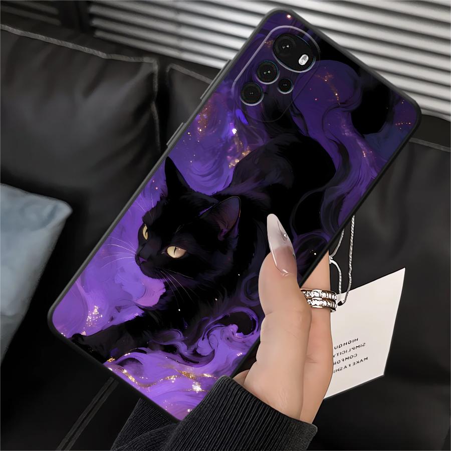 Atmosphere Cat Case for Motorola Moto G22 Edge40 G32 G60s Edge 20 Pro 30 Lite G51 G73 G71 G53 G30 G50 G52 Phone Cover