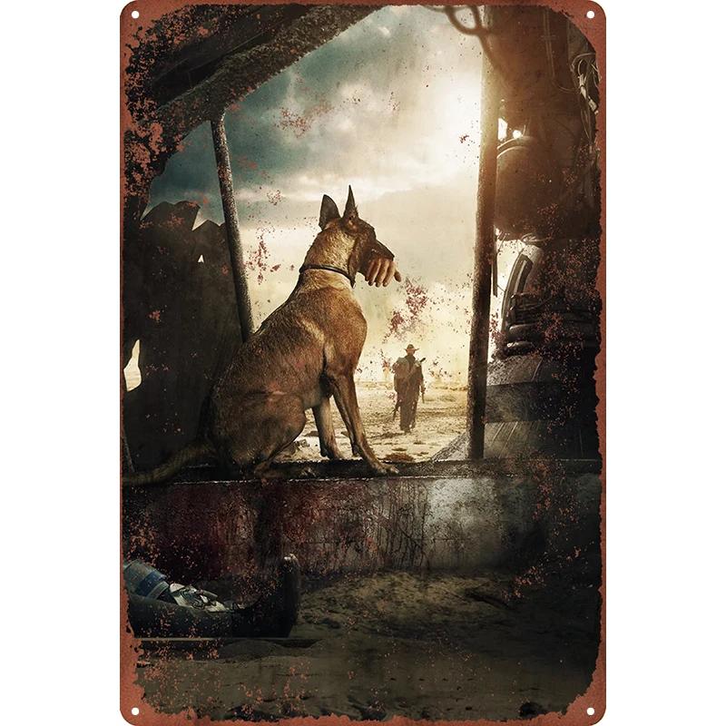 1 Stück Metall-Wandkunst, Vintage-Blechschilder, Dekorationsschilder im Retro-Stil für Spielzimmer, Zuhause, Bar, Poster, Männerhöhle, 7,8 x 11,8 Zoll