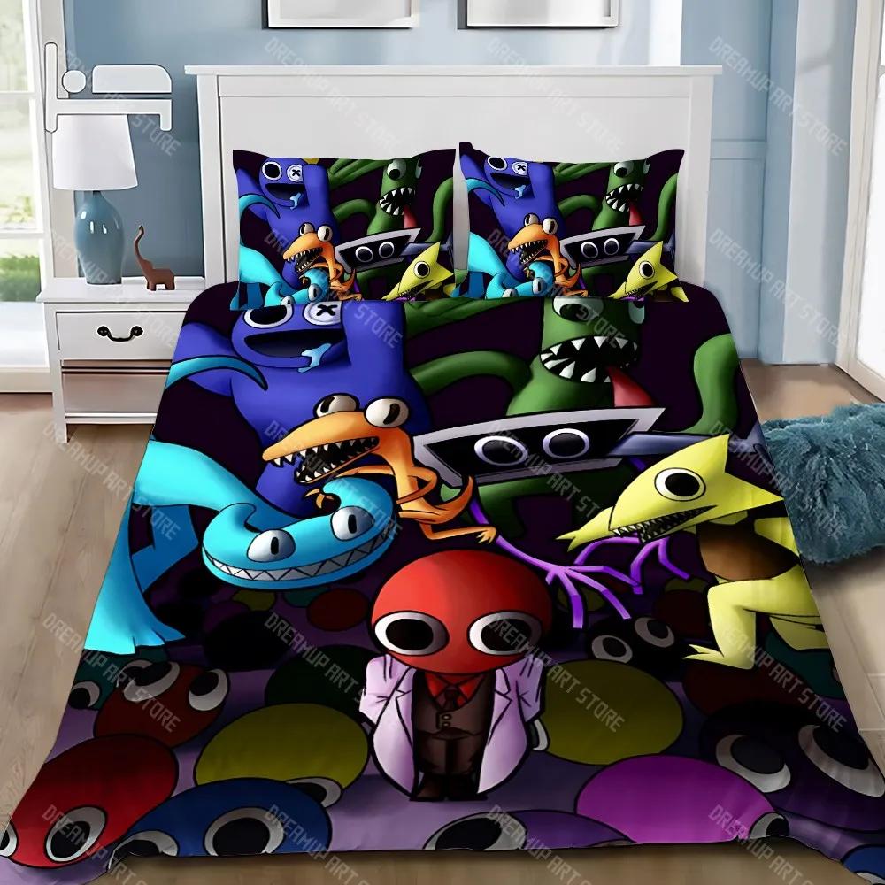 Duvet Cover Pillowcase Bedding Set Adult Boy F-Friends Girl Bedroom Decoration Children R-Rainbows Gift Single Double Large Size