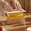 1Pc Butter Portioning Cutting Preservation Box Transparent With Cover Storage Box Food Grade Refrigerator Specific Plastic Box