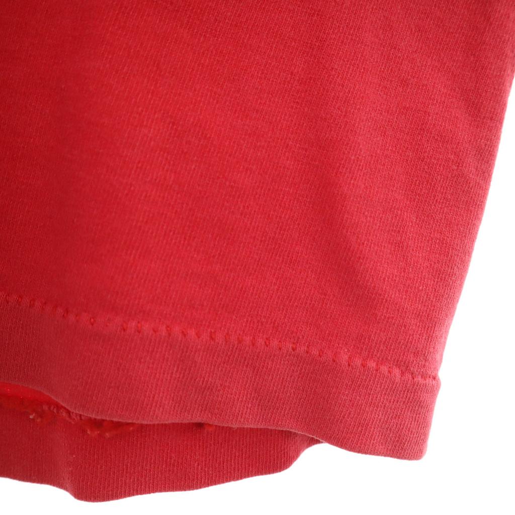 STUSSY 90s Made in USA Old Short sleeve T-shirt L Red Men's Used