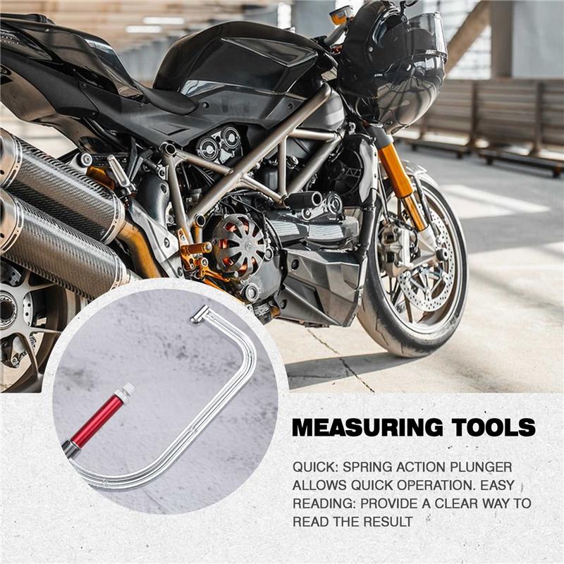 The New Brake Disc Measuring Tool 0-45Mm Thickness Measuring Ruler Calipers For Motorcycles Cars Brake Disc Wear Test Detection