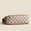 New Checkerboard Light Luxury Women's Shoulder Bag Fashion Niche Design Pillow Bag Texture Messenger Bag