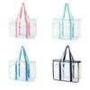 Cosmetic Bag Pvc Transparent Handbag Large Capacity Beach Tote Bag  Outdoor