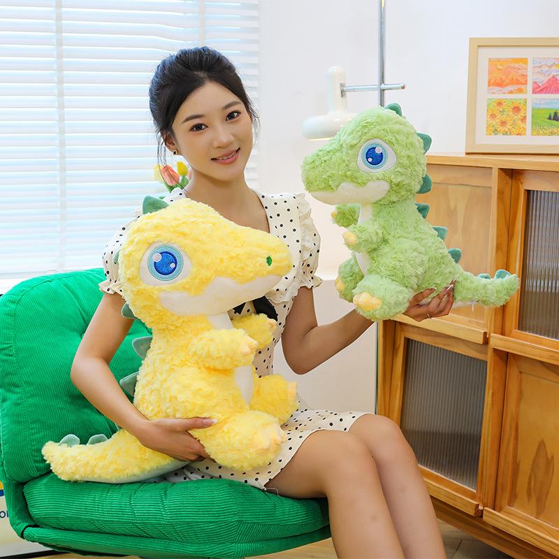 New Cute Cute Big-eyed Dinosaur Doll Creative Plush Toy Dinosaur Doll Cute Doll Boy Gift