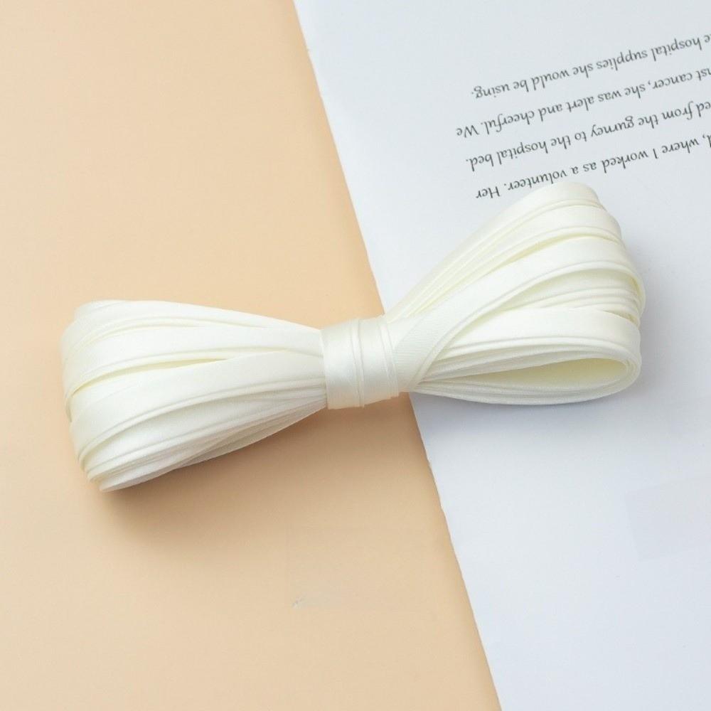 1CM Durable Fabric Edge Sewing Ribbon Cord Rope Sateen 10MM Width Cheongsam Piping Trim Colorful 5M Satin Ribbon For Clothes