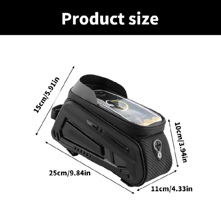 Versatiles Bicycles Phone Pouches Safe Convenient Bike Phone Holder Bag for Commuting and Outdoor Use