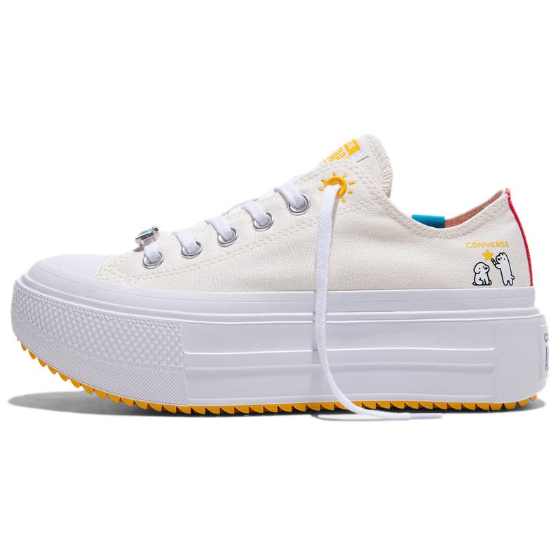 

Converse All Star Comfortable Versatile Low Top Canvas Shoes Unisex sneaker Yellow White A22181C 41
