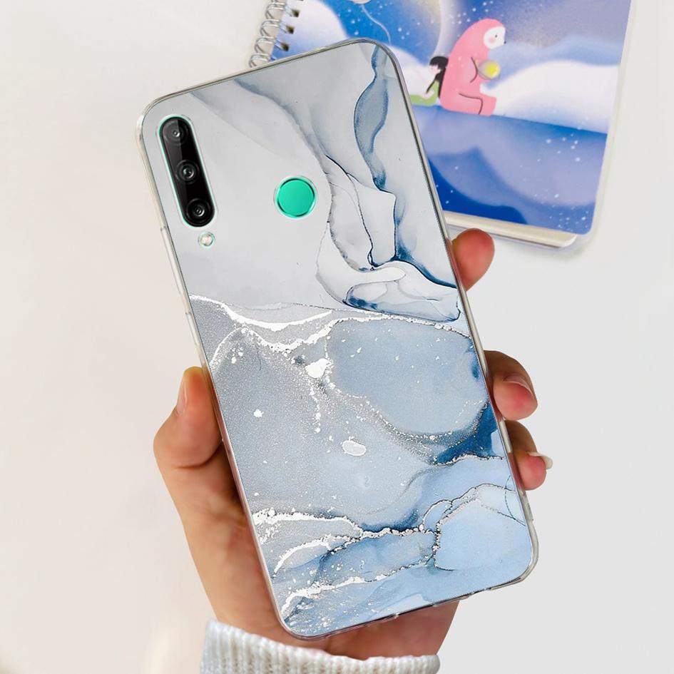 For Huawei Y7p 2020 Case Honor 9C Silicone Cover Fashion Butterfly Clear TPU Fundas For Huawei P40 Lite E ART-L28 ART-L29 Bumper