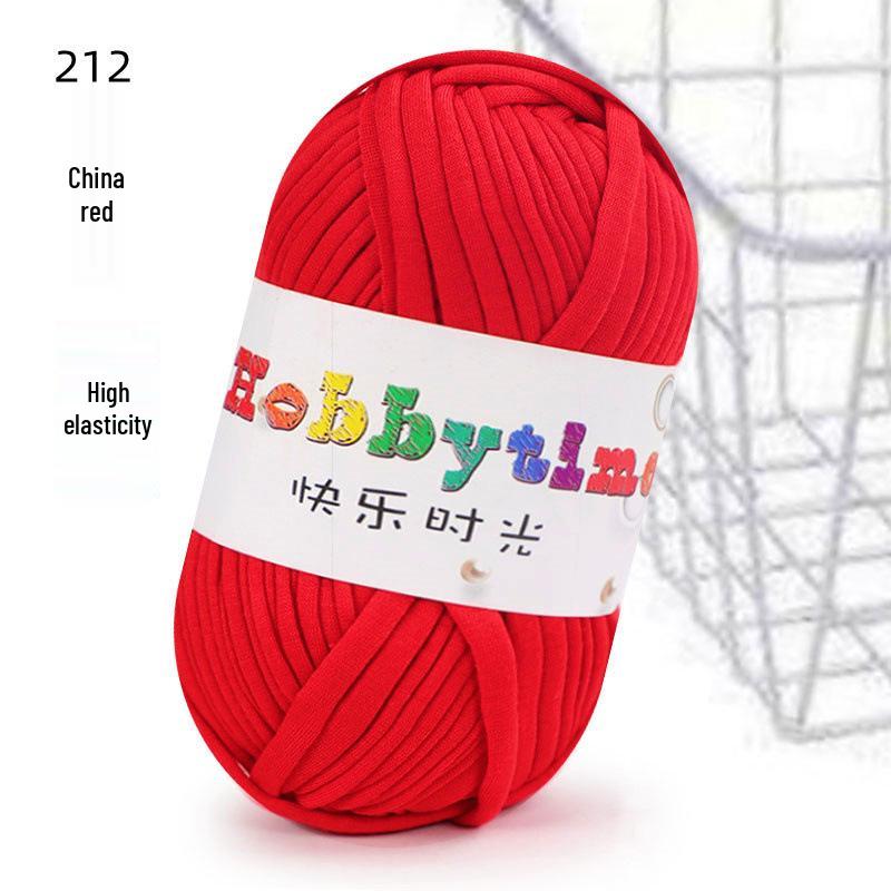 Cloth Strip Yarn DIY Crochet Kit: Handmade Bag, Knitting Material for Cushions, Carpets, and Dolls