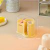 Desktop Dustproof Storage Box For Cotton Pads And Swabs With Lid, For Cosmetics Storage And Organization