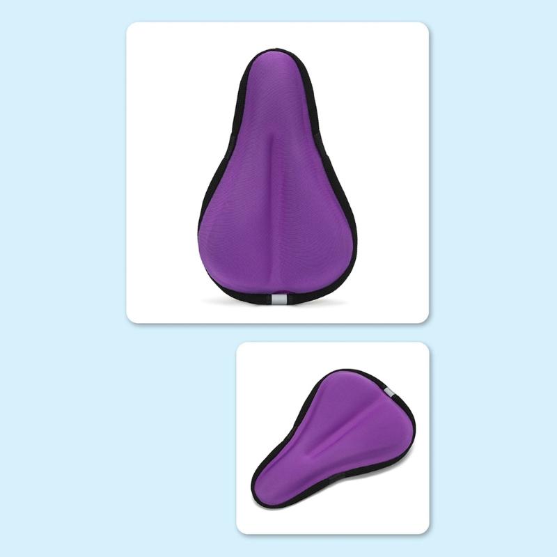 Non Slip Reflective Bicycles Saddles Pad with Soft Padding for Childrens Mountain Road Bikes